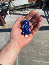 Load image into Gallery viewer, Billy Bear Pipe -  Electric Blue